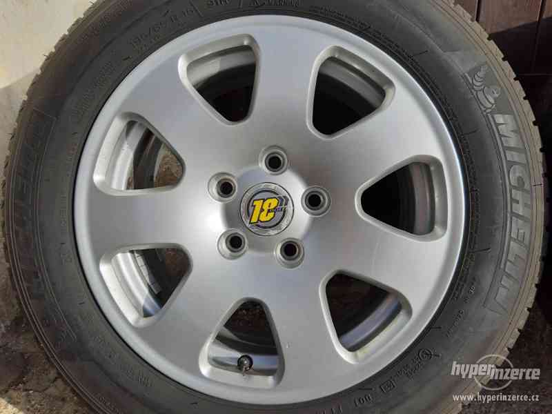 Letní alu kola 5x112 r15 et39,pneu 195/65/15/Michelin - foto 2