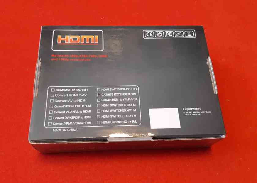 HDMI Extender na 60m přes CAT 5e,Cat 6, Premium Cord - foto 3