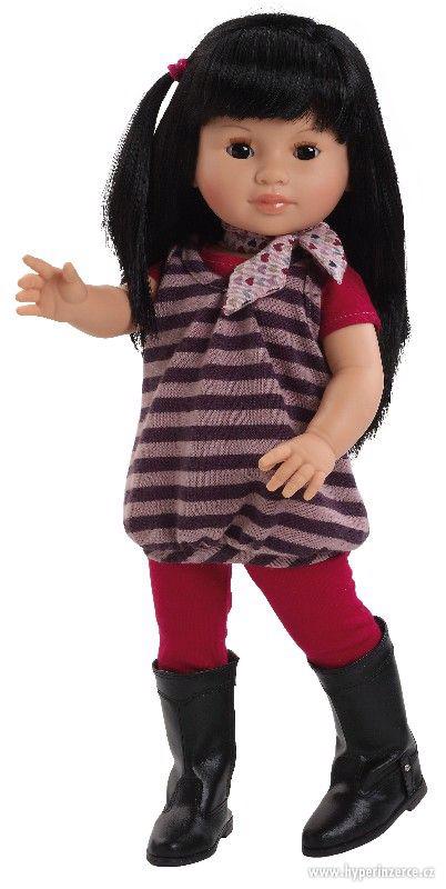 Realistická panenka Soy Tu - Lis v pruhovaném oblečku - foto 1