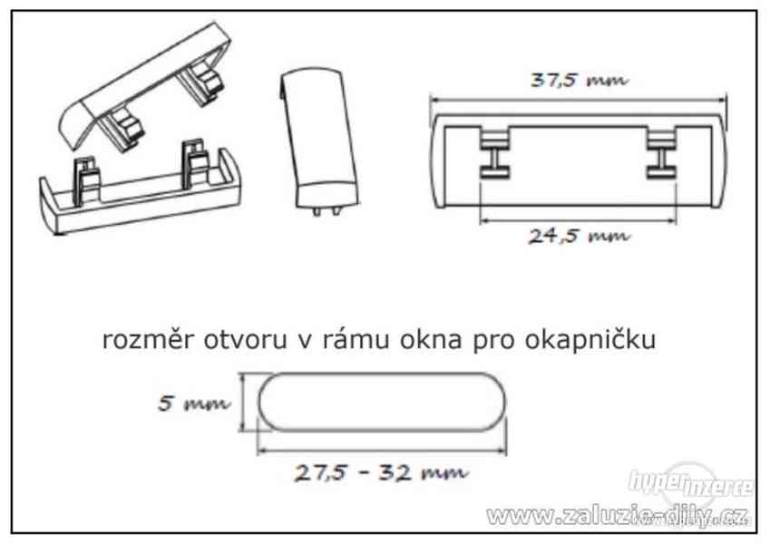 Krytka / záslepka / zátka otvorů rámů plastových oken - foto 2