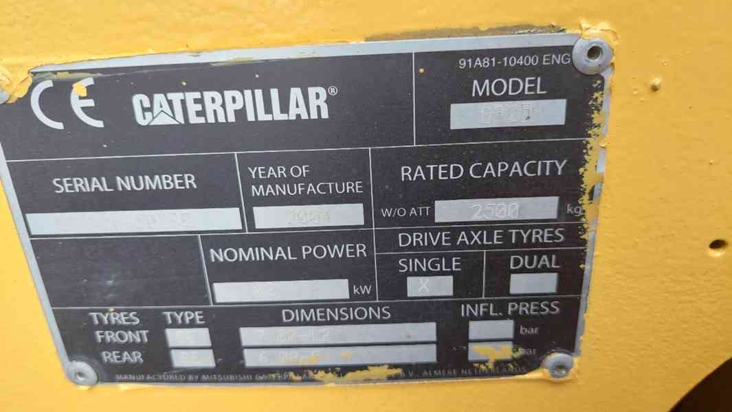 Caterpillar GP25N - foto 5