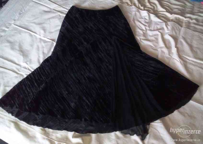 Černá společenská sukně - foto 1