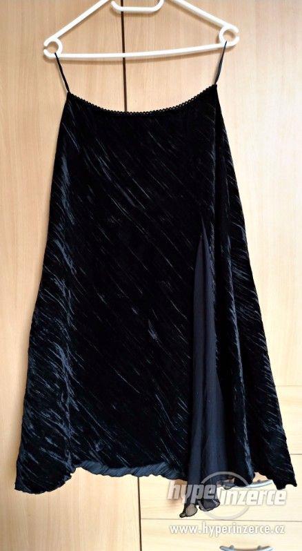 Černá společenská sukně - foto 3