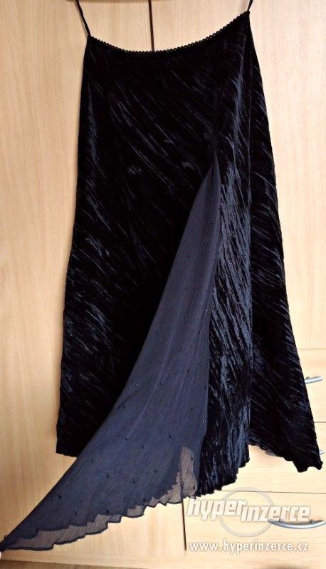 Černá společenská sukně - foto 4