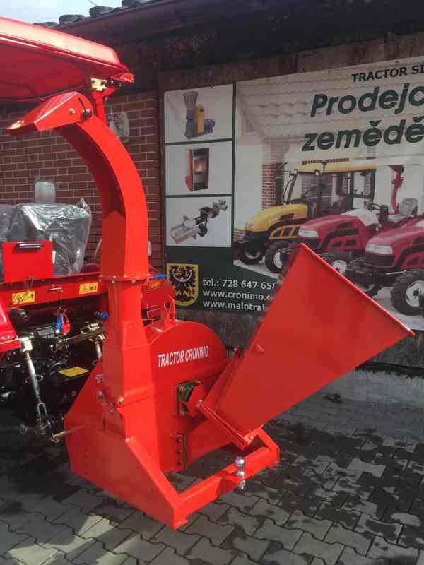 Štěpkovač za traktor BX42S+ kardan, ISO koule - foto 2