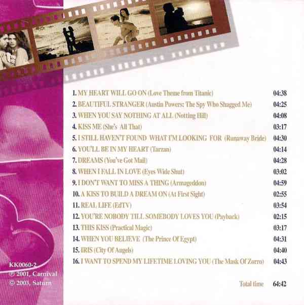 CD Zamilované filmové písně - foto 3