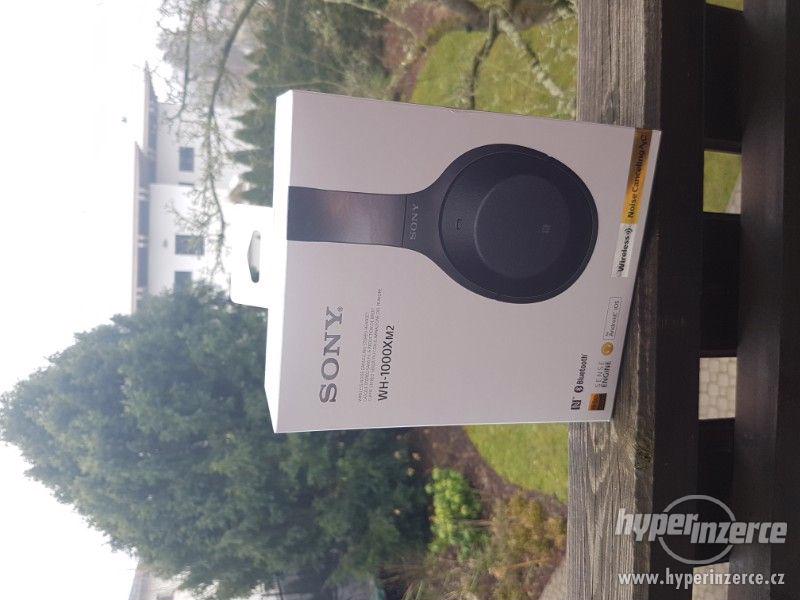 Zcelá nové černé Sony WH1000XM2 bezdrátová sluchátka - foto 1