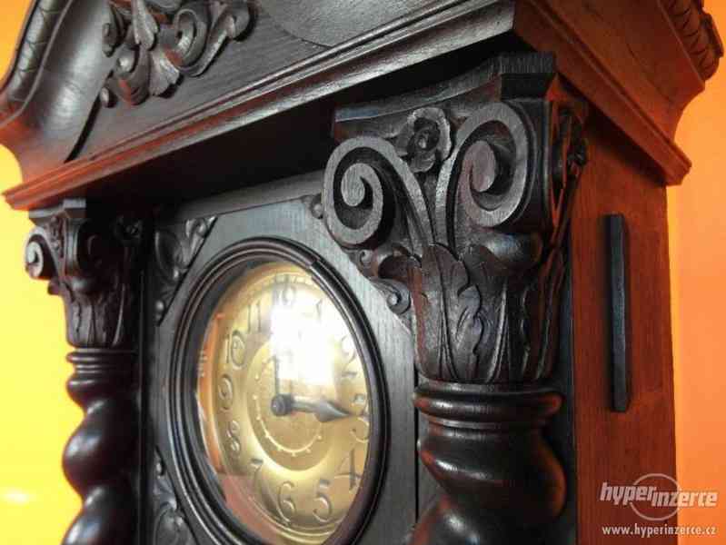 Podlahové barokové hodiny  1900 - foto 7