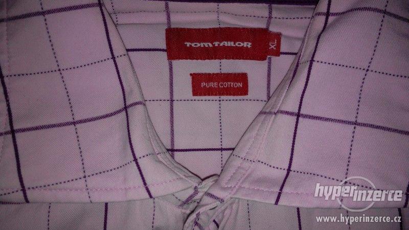 Pánská košile Tom Tailor růžová - foto 3