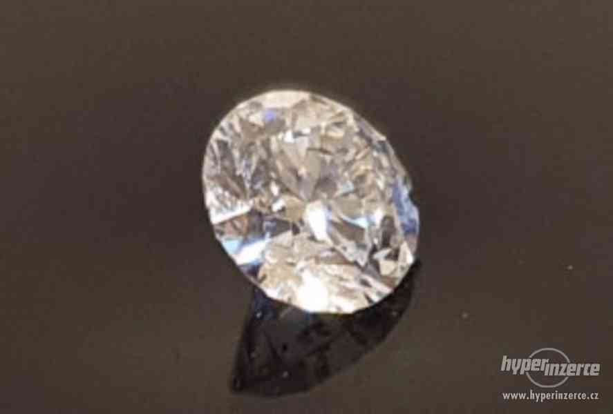 Kulatý přírodní briliant, 1,42 ct, H, I1 - foto 1