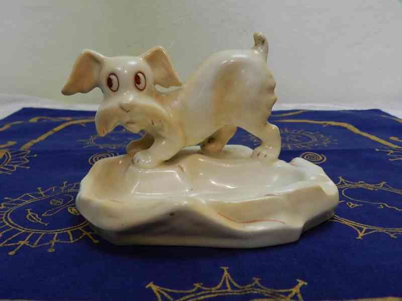 Hezký Art Deco Popelník Pejsek Ditmar Urbach  - foto 2