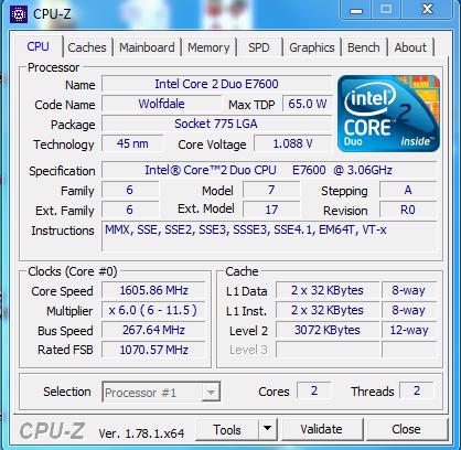 Intel Core 2 Duo Processor E7600 - foto 8
