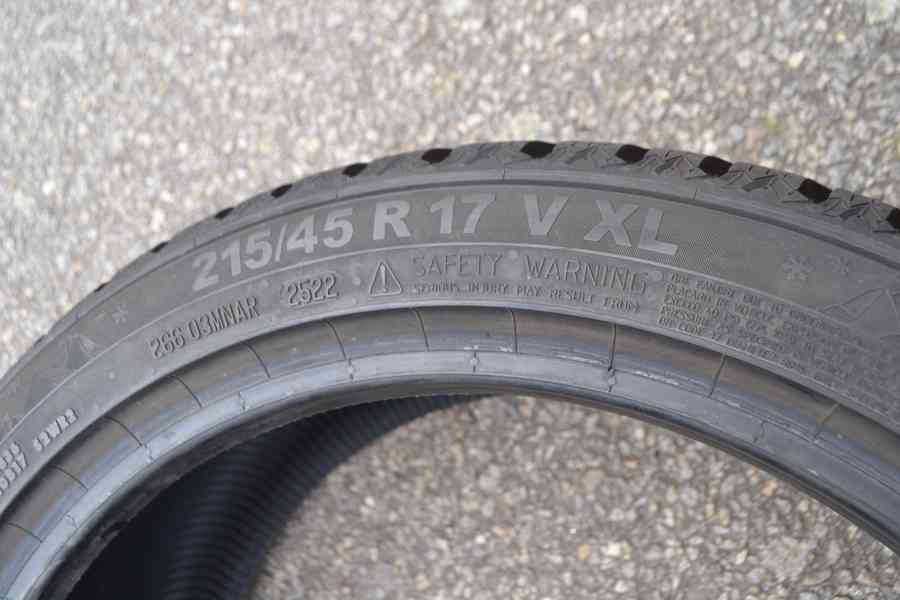 4ks NOVÉ zimní pneu 215/45R17 XL Semprerit Speed-Grip 5 - foto 5