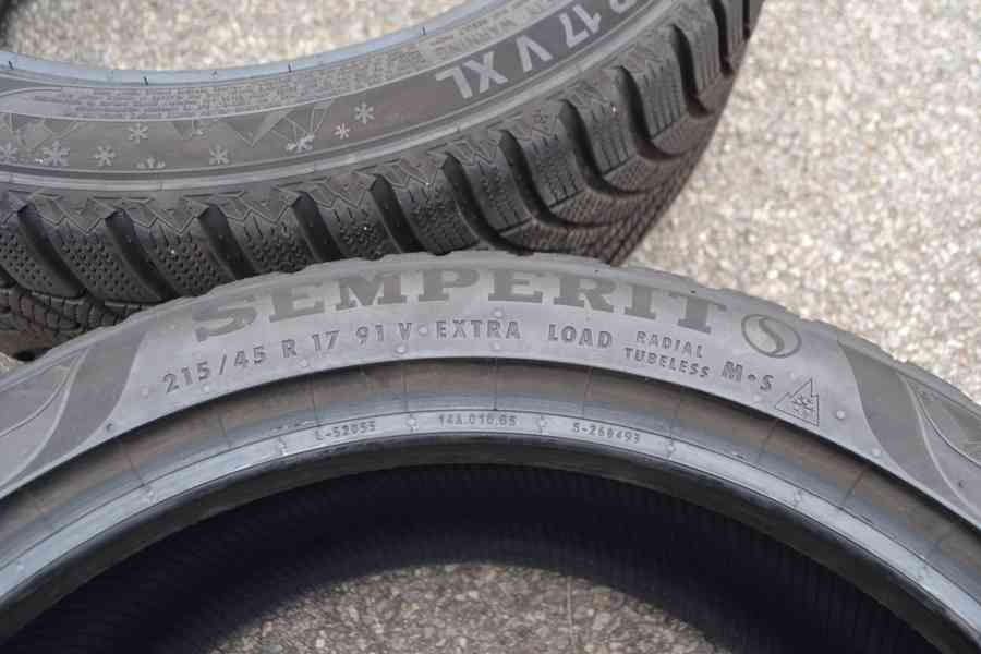 4ks NOVÉ zimní pneu 215/45R17 XL Semprerit Speed-Grip 5 - foto 4