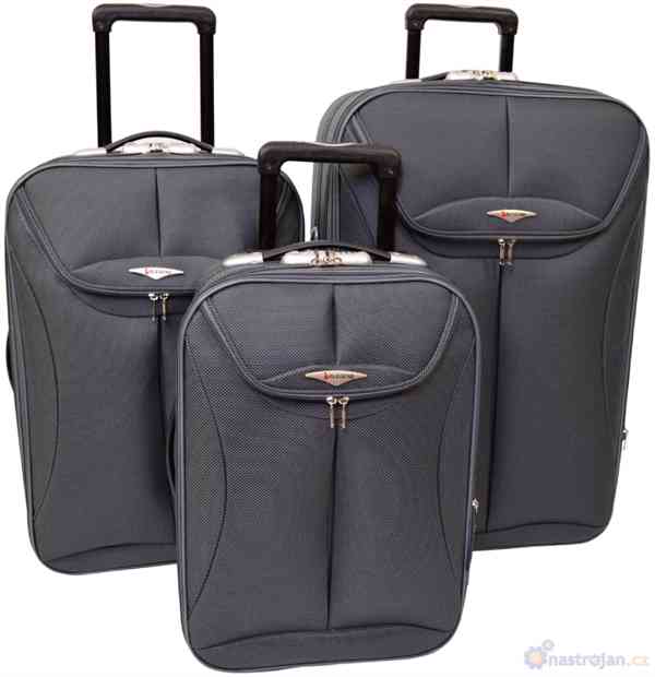 Cestovní kufry sada 3ks na kolečkách - 661 - foto 2
