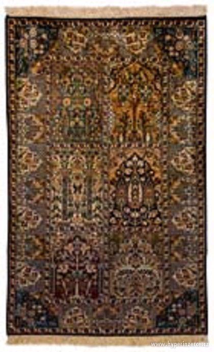 Nový orientální hedvábný koberec 95 x 155 cm - foto 1