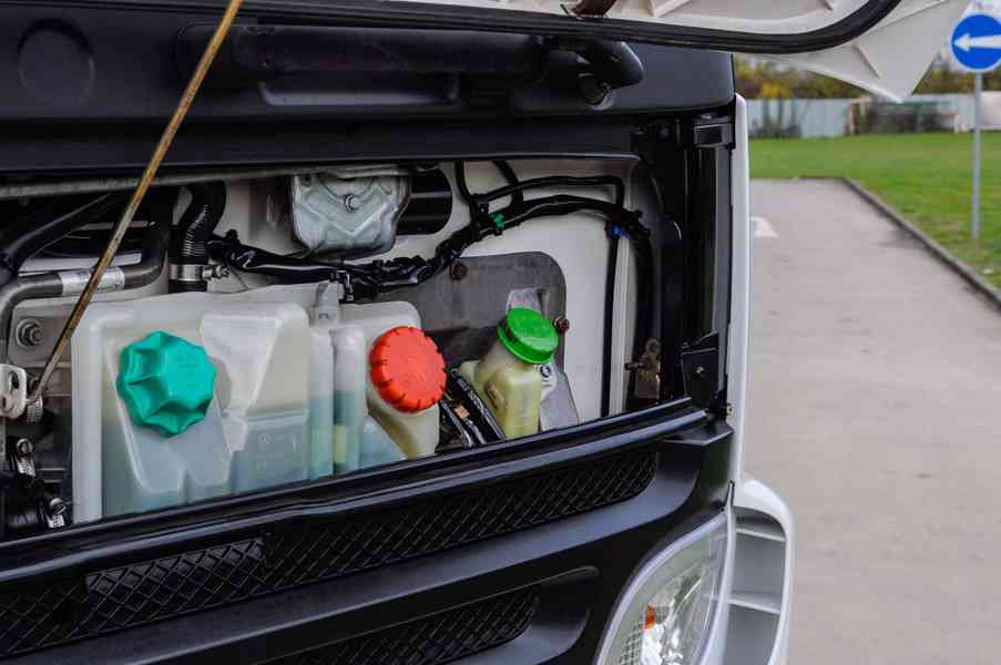 MERCEDES ATEGO 1222 TŘÍSTRANNÝ SKLÁPĚČ HYDRAULICKÁ RUKA EU4 - foto 43