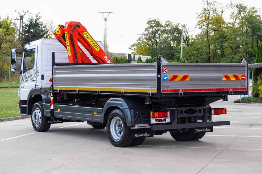 MERCEDES ATEGO 1222 TŘÍSTRANNÝ SKLÁPĚČ HYDRAULICKÁ RUKA EU4 - foto 5