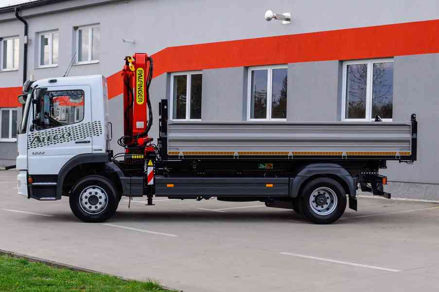 MERCEDES ATEGO 1222 TŘÍSTRANNÝ SKLÁPĚČ HYDRAULICKÁ RUKA EU4 - foto 4