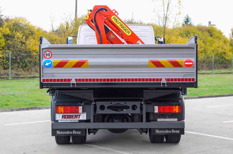 MERCEDES ATEGO 1222 TŘÍSTRANNÝ SKLÁPĚČ HYDRAULICKÁ RUKA EU4 - foto 6