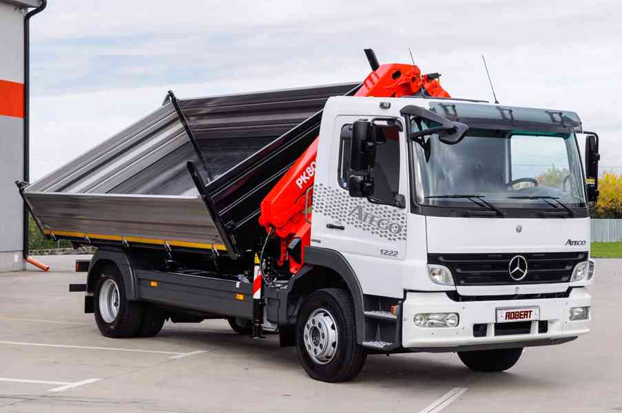 MERCEDES ATEGO 1222 TŘÍSTRANNÝ SKLÁPĚČ HYDRAULICKÁ RUKA EU4 - foto 94