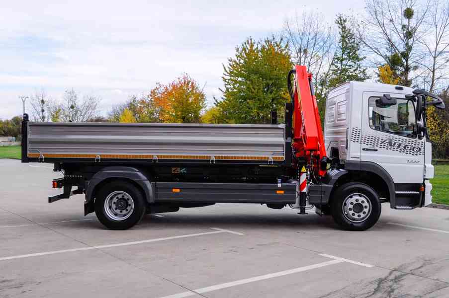 MERCEDES ATEGO 1222 TŘÍSTRANNÝ SKLÁPĚČ HYDRAULICKÁ RUKA EU4 - foto 7
