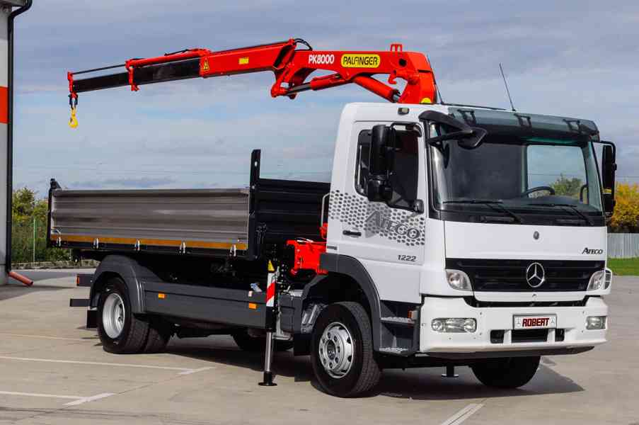 MERCEDES ATEGO 1222 TŘÍSTRANNÝ SKLÁPĚČ HYDRAULICKÁ RUKA EU4 - foto 95