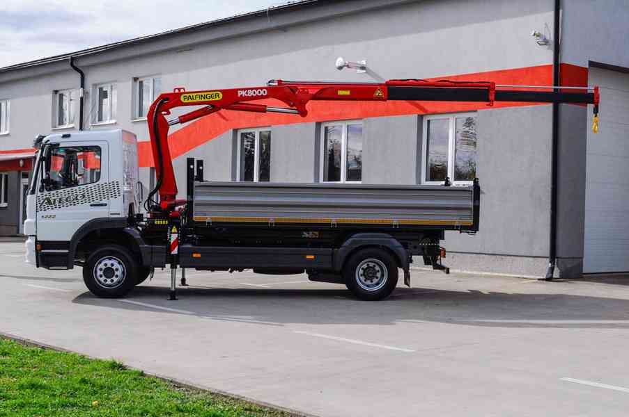 MERCEDES ATEGO 1222 TŘÍSTRANNÝ SKLÁPĚČ HYDRAULICKÁ RUKA EU4 - foto 97