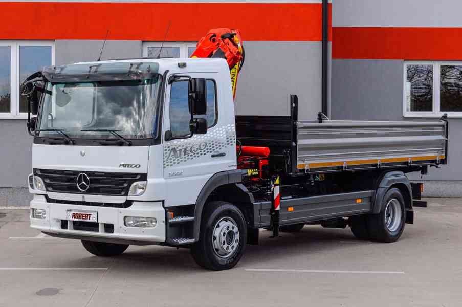 MERCEDES ATEGO 1222 TŘÍSTRANNÝ SKLÁPĚČ HYDRAULICKÁ RUKA EU4 - foto 3