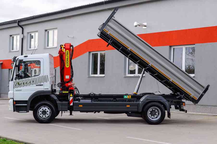 MERCEDES ATEGO 1222 TŘÍSTRANNÝ SKLÁPĚČ HYDRAULICKÁ RUKA EU4 - foto 79