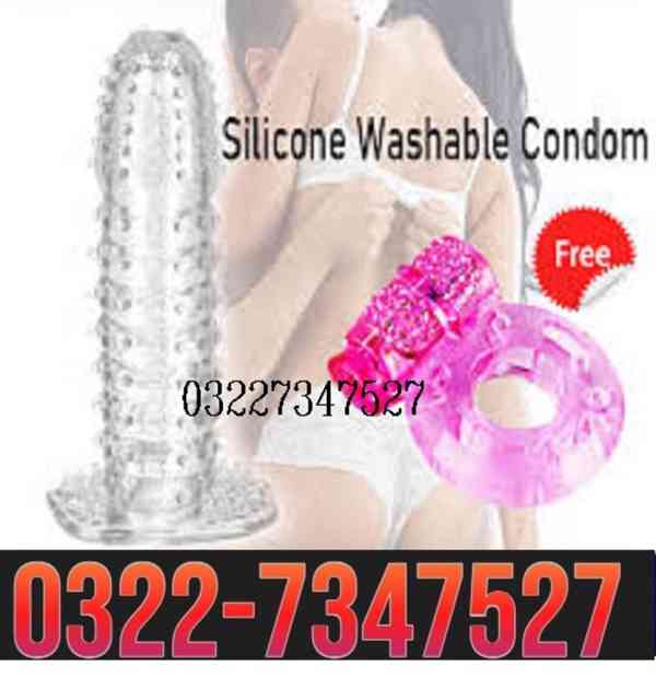Silicone reusable condom in Sargodha = 03227347527 - foto 1