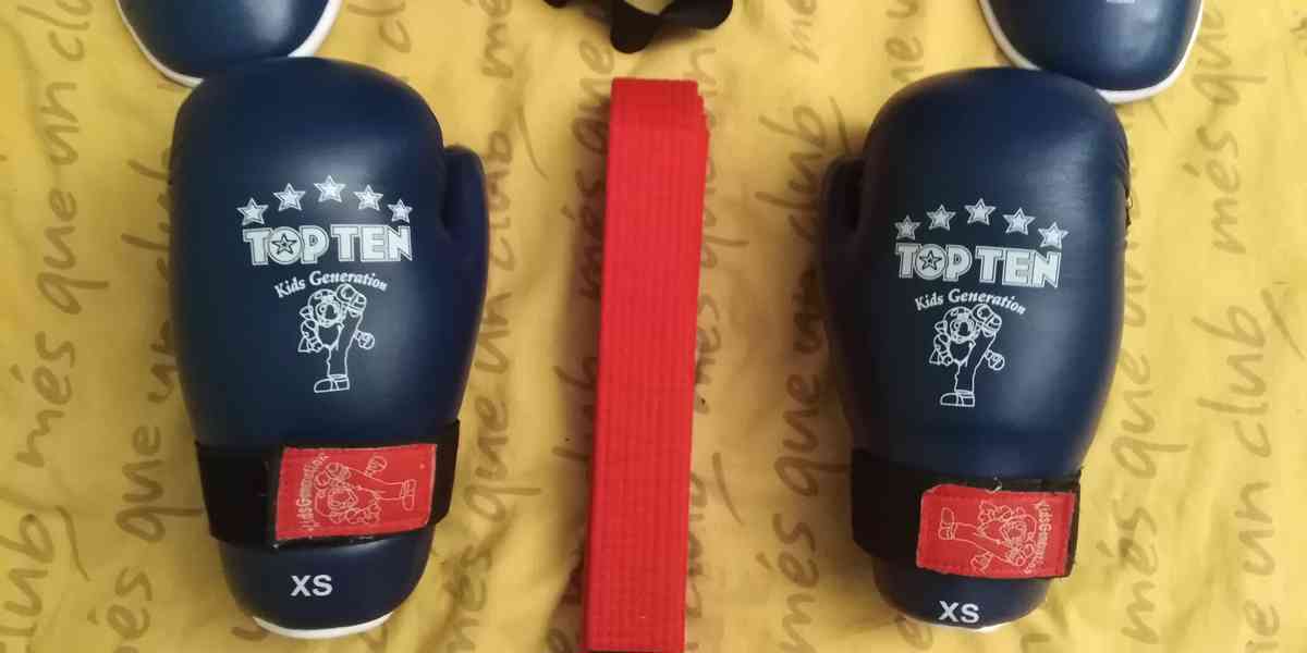 Chrániče a červený pásek na Taekwondo  - foto 3