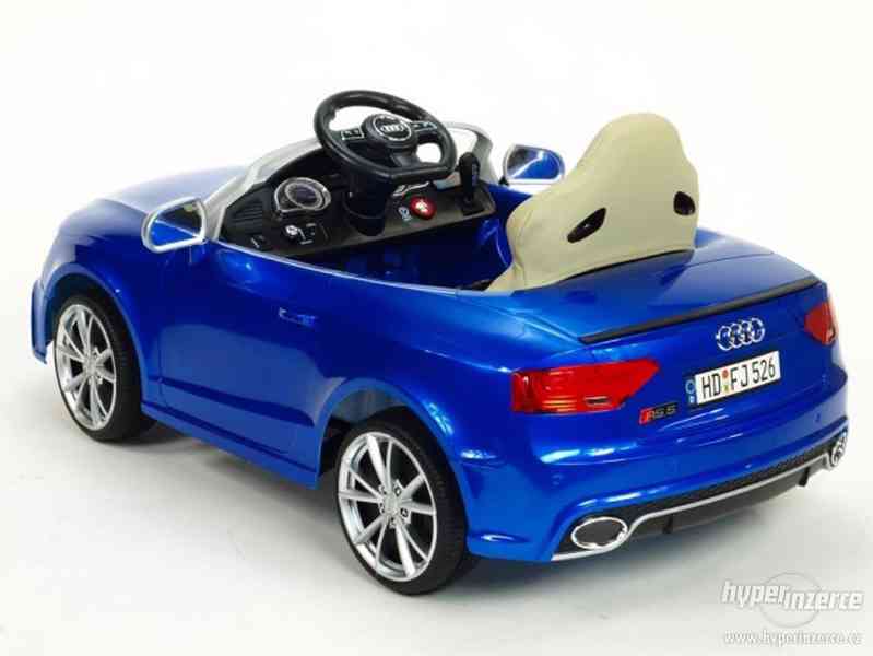 Elektrické autíčko Audi RS5 s 2,4G DO, modrá metalíza - foto 2