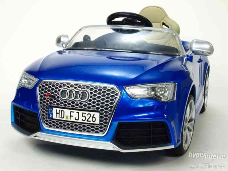 Elektrické autíčko Audi RS5 s 2,4G DO, modrá metalíza - foto 3