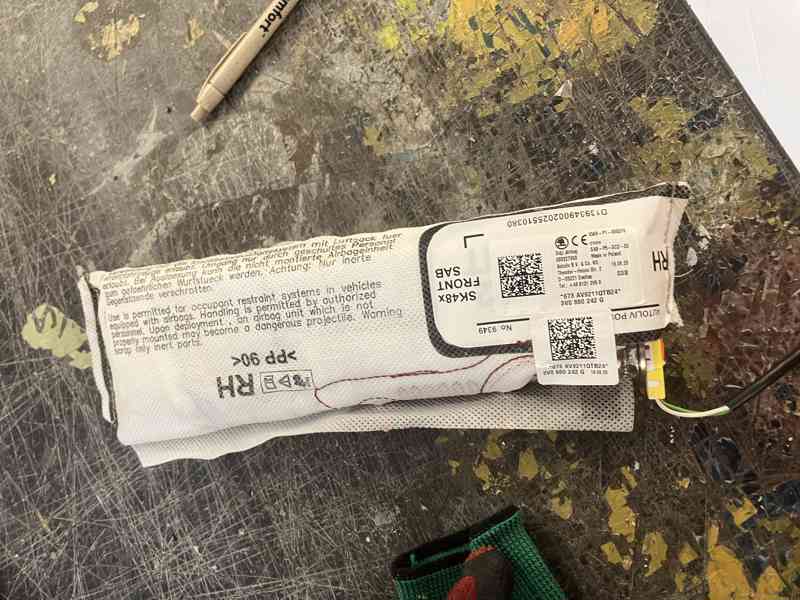 sedackovy airbag skoda superb iii 3 vw passat b8 - foto 2