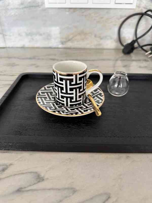 Sada šálků a podšálků na Espresso H&M Home 8ks - foto 3