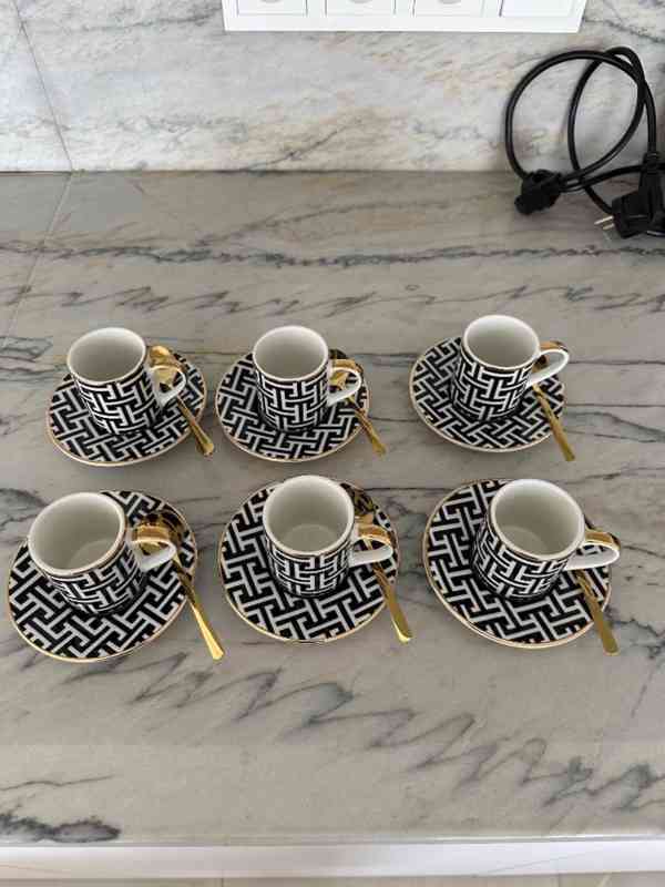 Sada šálků a podšálků na Espresso H&M Home 8ks - foto 7