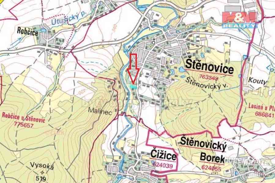 Prodej, stavební pozemek, 7024 m?, Štěnovice - foto 2