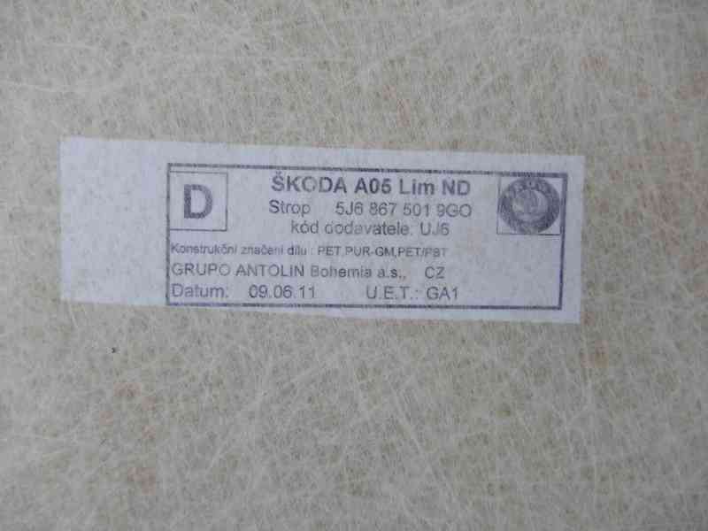 Panel stropu Fabia II. - foto 3