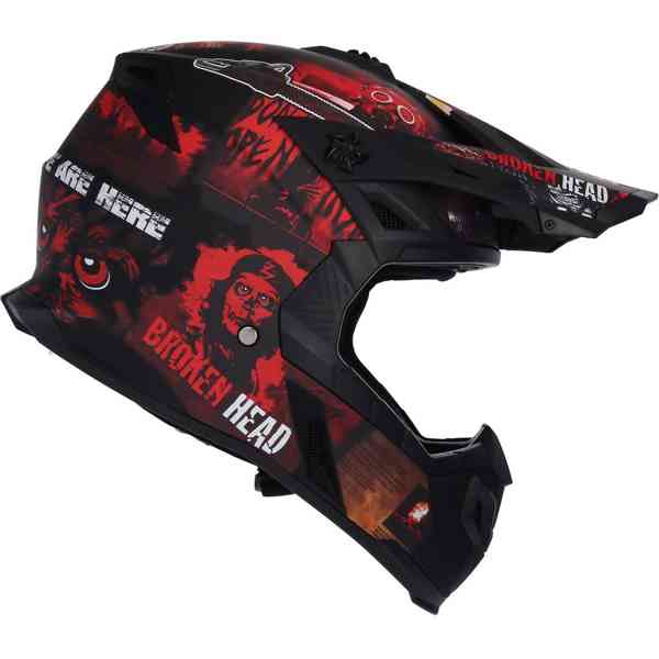 Motokrosová přilba Broken Head + brýle - foto 7