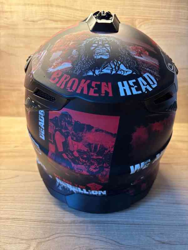 Motokrosová přilba Broken Head + brýle - foto 5