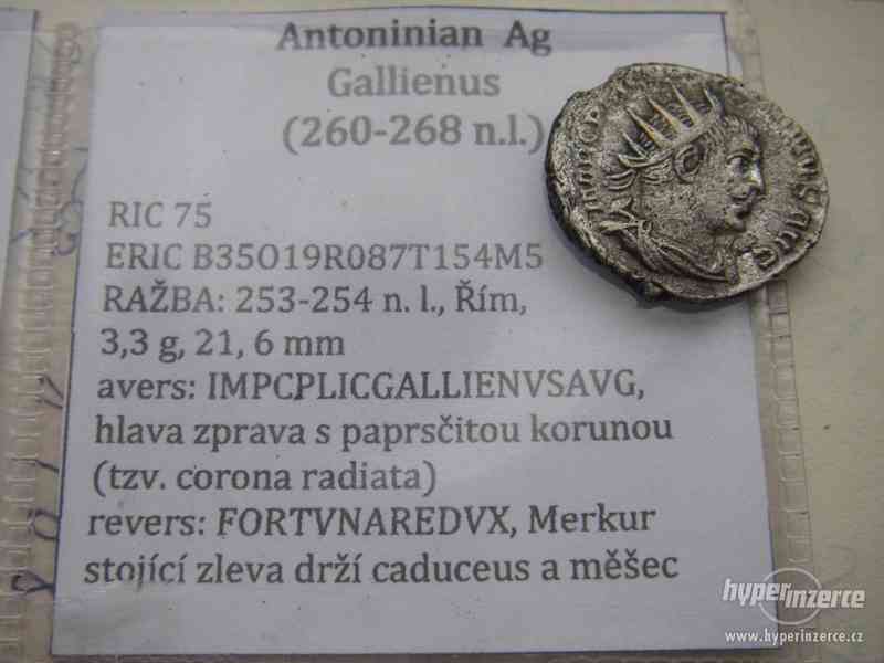 Antoninian AR Gallienus, 253-254 n. l. - foto 1