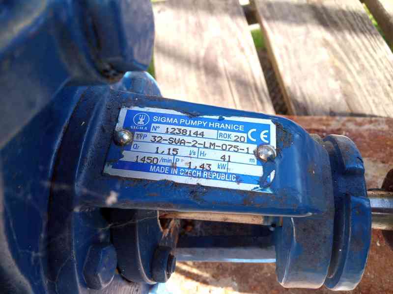 Čerpadlo Sigma + motor - foto 6