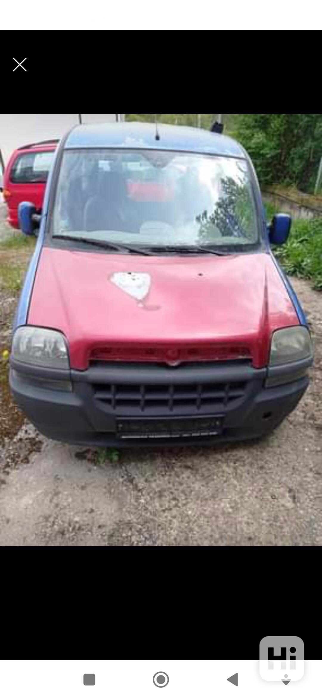 Prodám Fiat Doblo 1,9 TD na náhradní díly r.v.2005 - foto 1