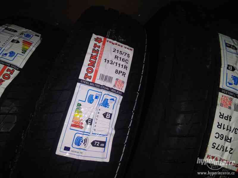 zcela nové letní pneu na dodávku - TOMKET VAN 8PR 215/75 R16 - foto 1