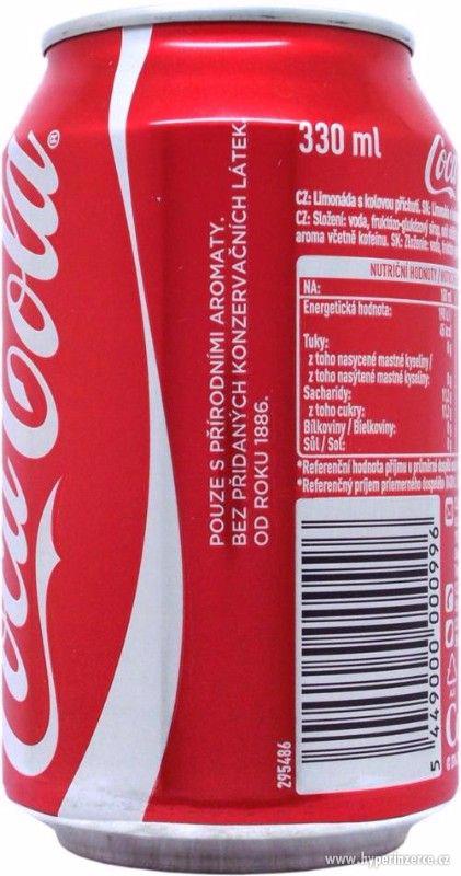 Coca Cola 330ml, český text - foto 1