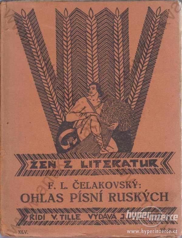 Ohlas písní ruských Čelakovský Jan Laichter 1928 - foto 1