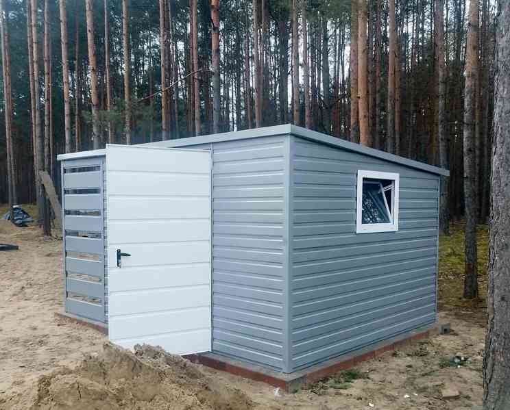 Zahradní domek 3x3 m - přístřešek - okno - dveře - TS615 - foto 2