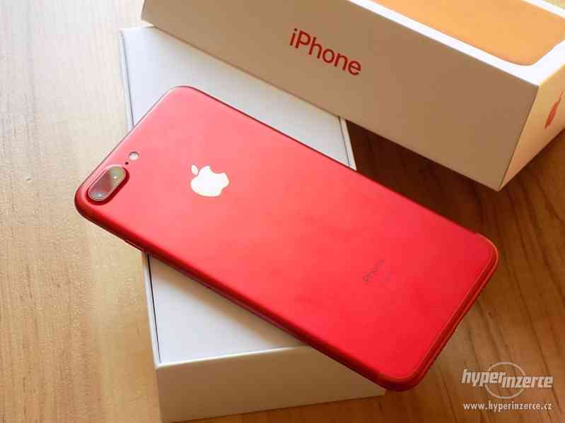APPLE iPhone 7 PLUS 128GB Red - ZÁRUKA - TOP STAV - foto 6