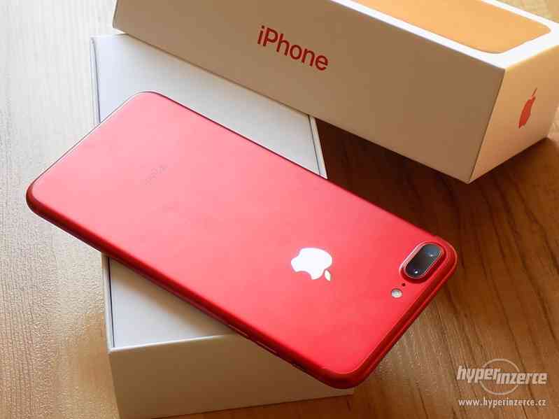 APPLE iPhone 7 PLUS 128GB Red - ZÁRUKA - TOP STAV - foto 7